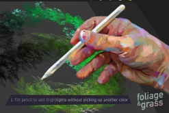 60 Foliage & Grass Procreate brushes