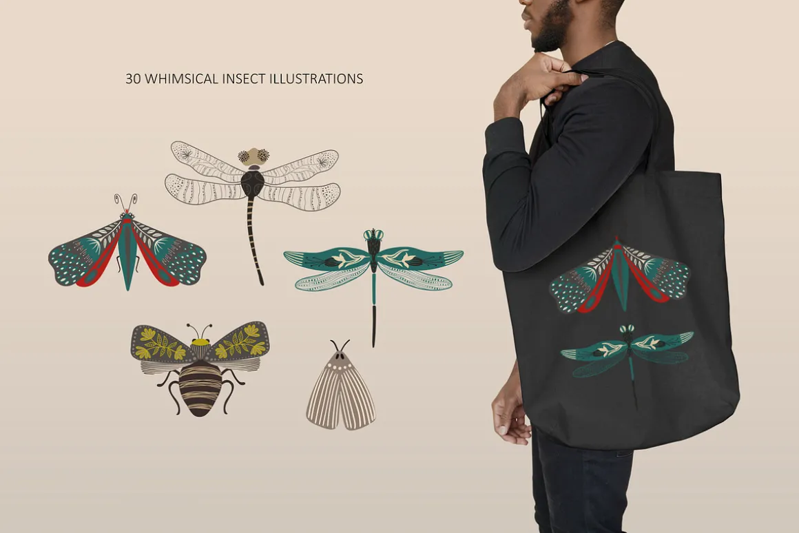 Folk Art Insects.