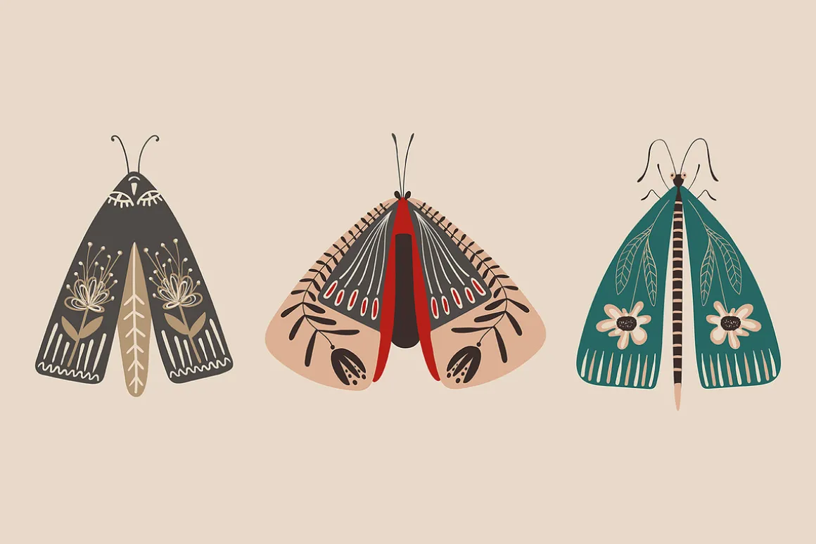 Folk Art Insects.