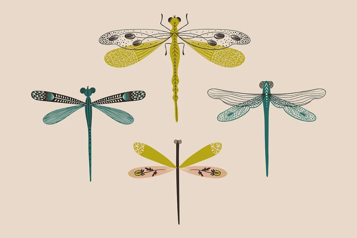 Folk Art Insects.