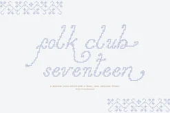 Folk Club // 17 Font Set (Pixel)