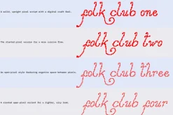 Folk Club // 17 Font Set (Pixel)