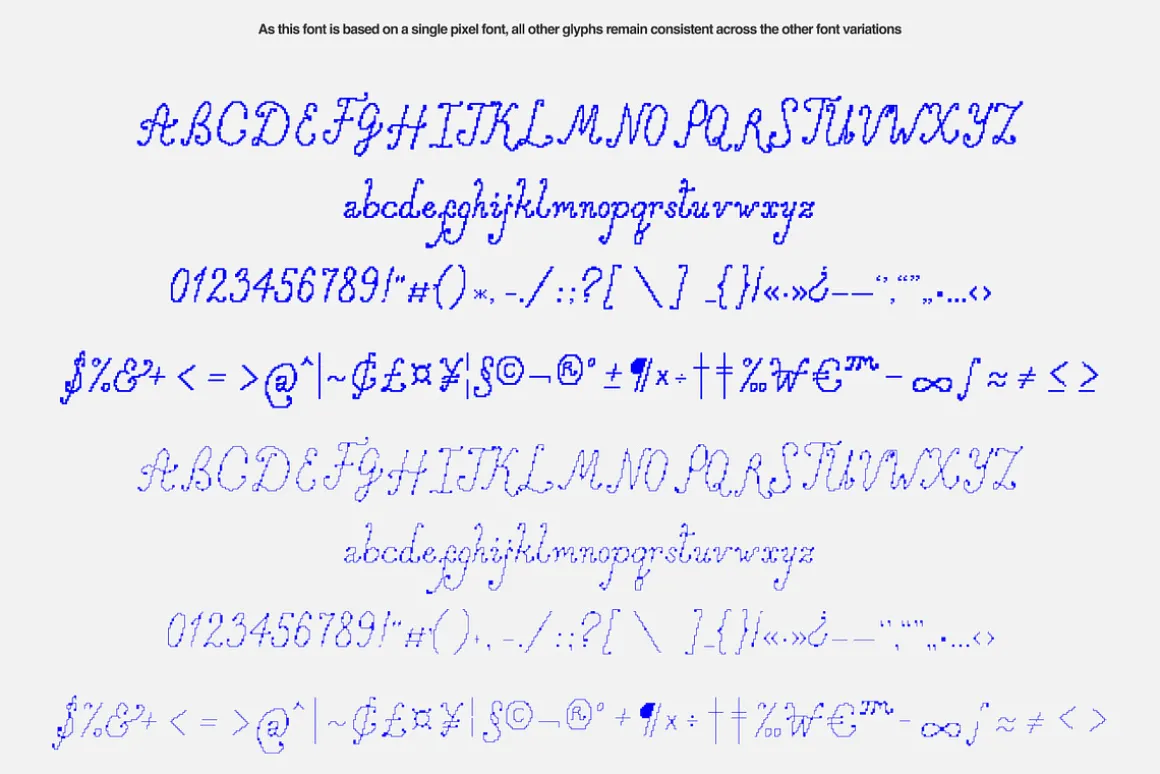 Folk Club // 17 Font Set (Pixel)