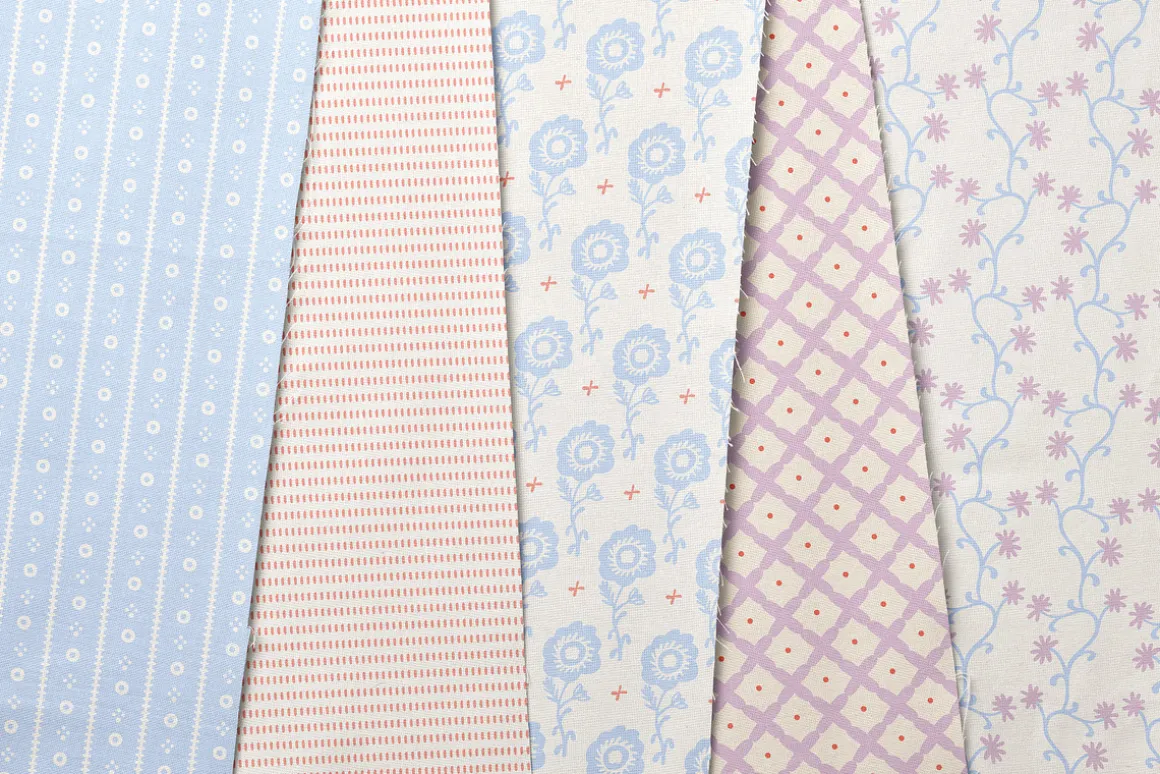 Folk Embroidery. Seamless Patterns