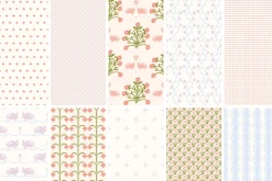 Folk Embroidery. Seamless Patterns