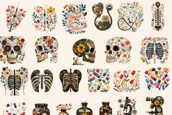 FOLK MEDICAL CLIPART PACK