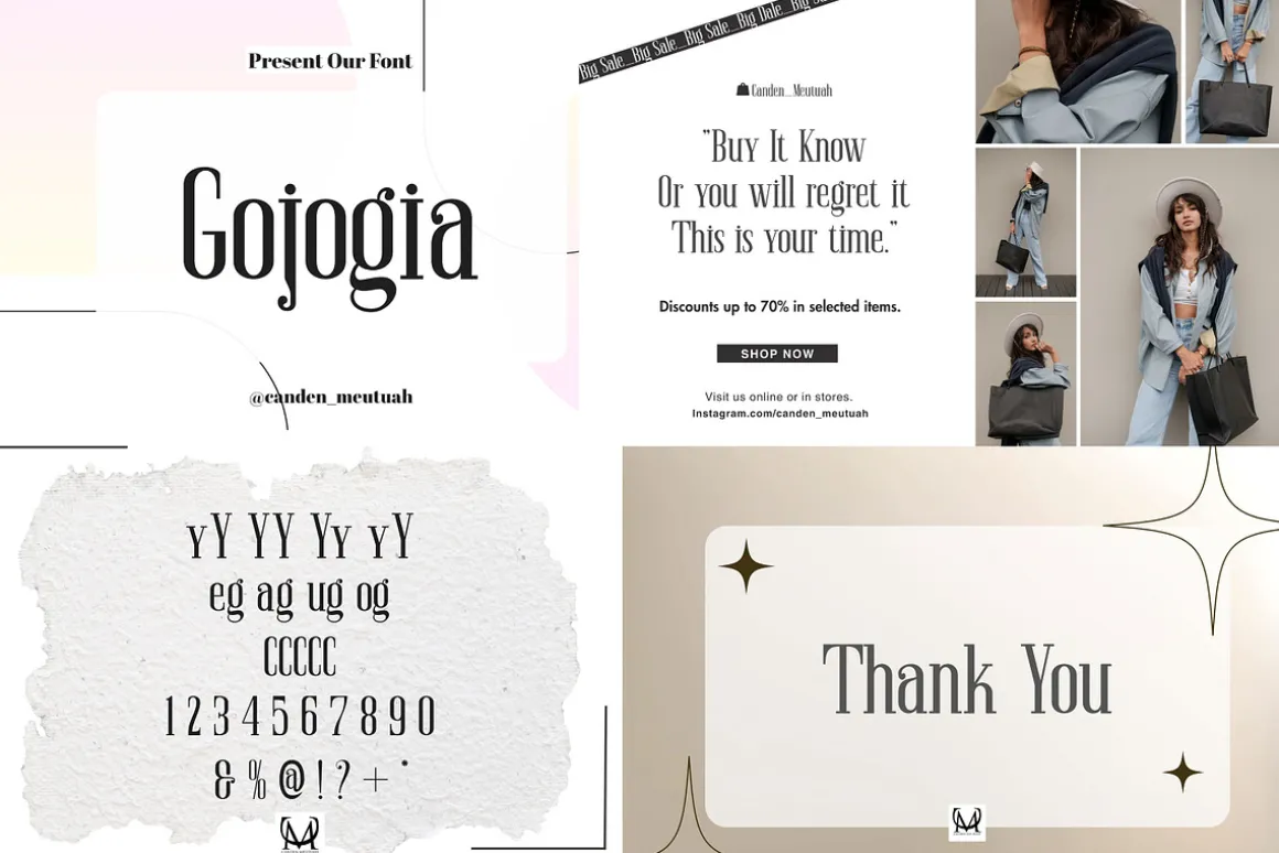 Font Collection Sans & Serif Bundles
