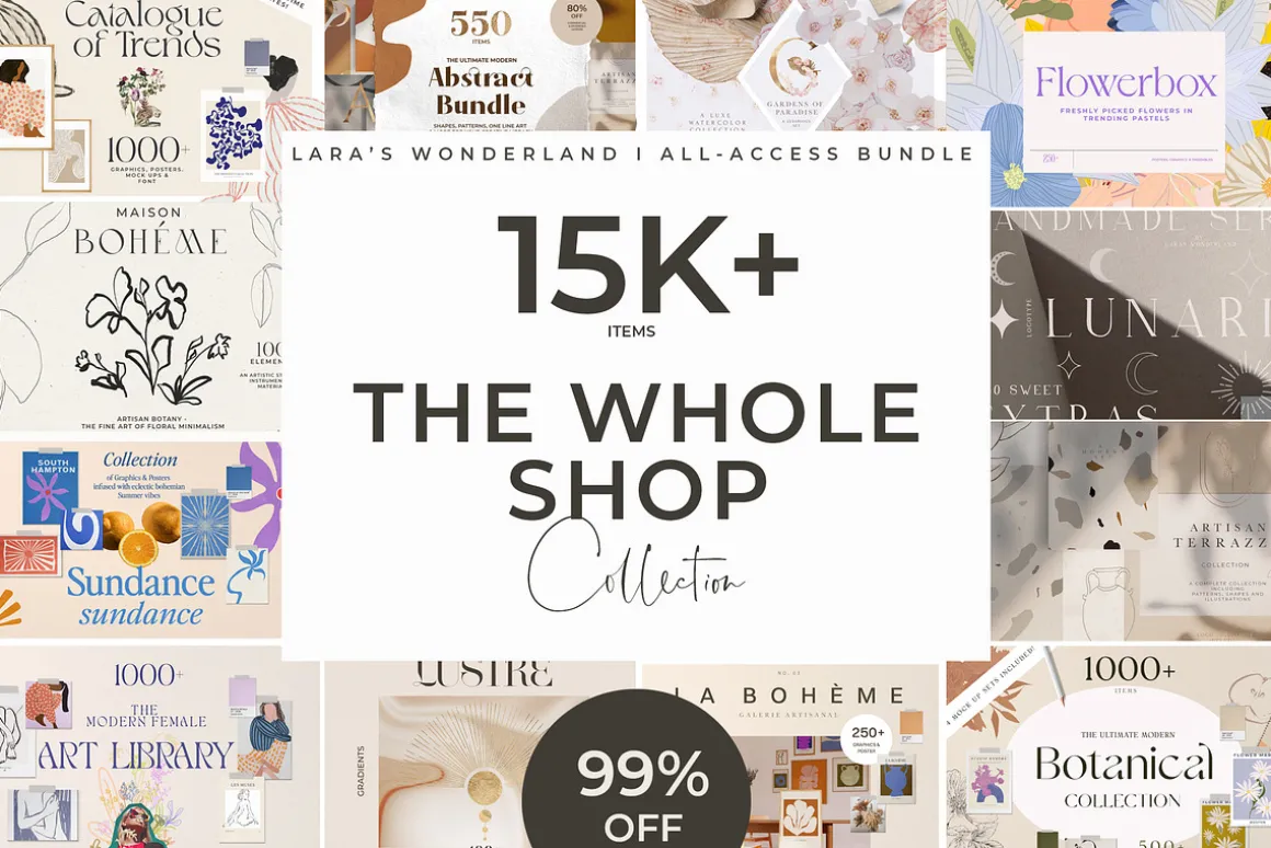 Font & Graphic Whole Shop Collection