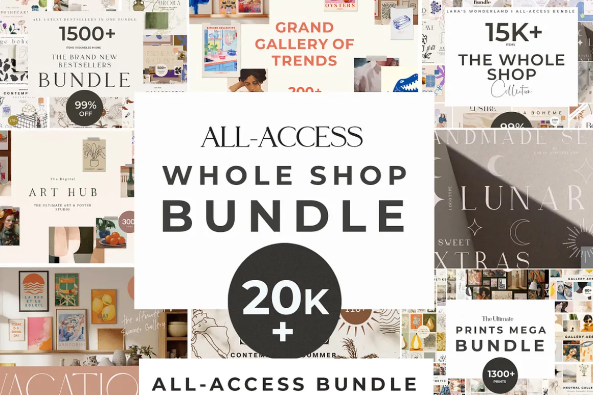 Font & Graphic Whole Shop Collection