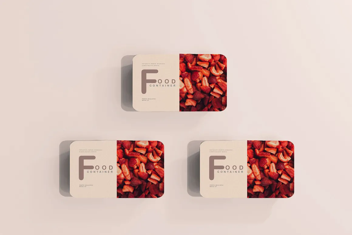 Food Container Mockup Collection