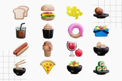 Food 3D Icons