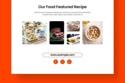 Food Email Newsletter for Restaurant