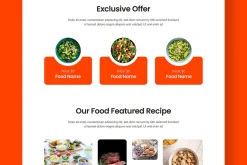 Food Email Newsletter for Restaurant