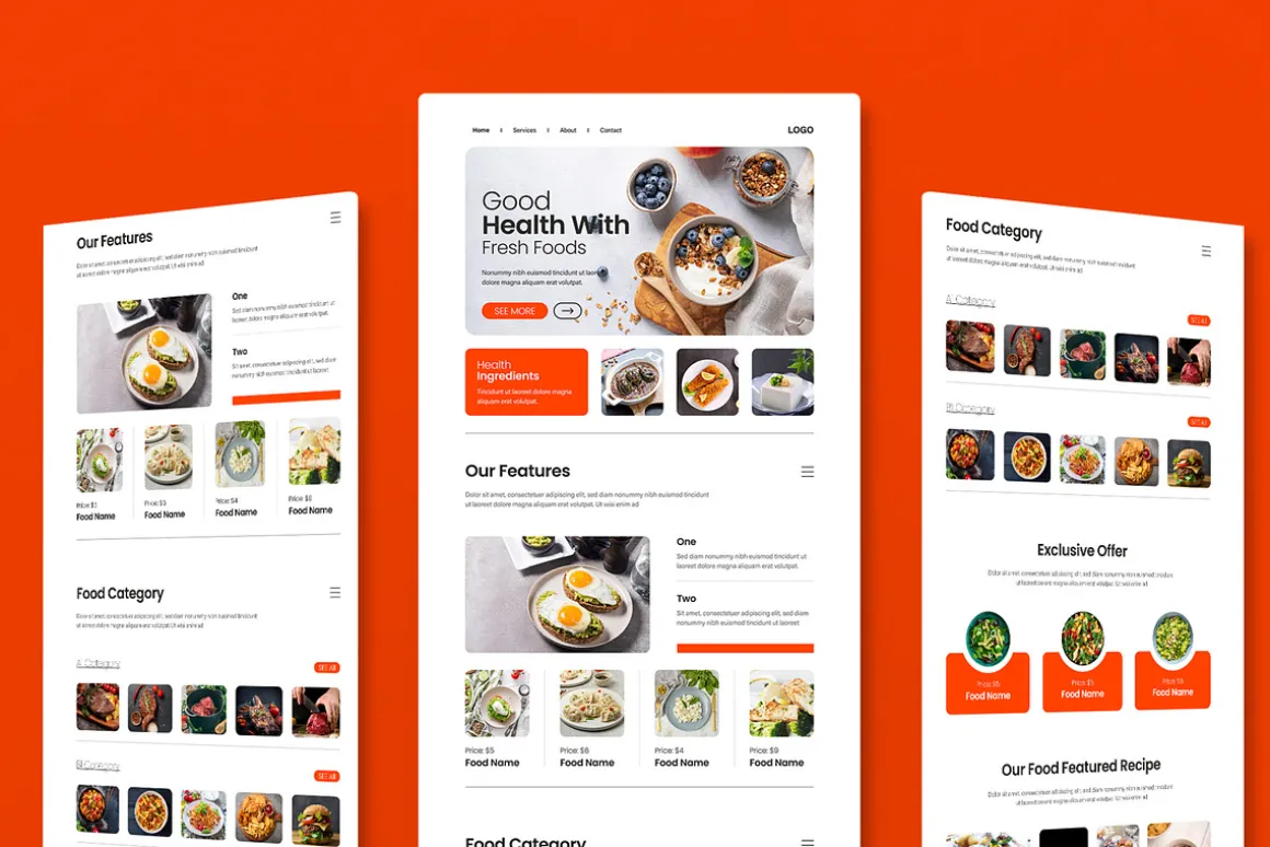 Food Email Newsletter for Restaurant