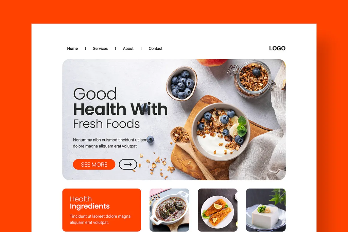 Food Email Newsletter for Restaurant