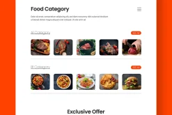 Food Email Newsletter for Restaurant
