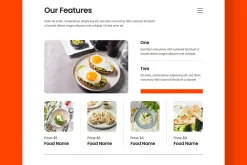 Food Email Newsletter for Restaurant
