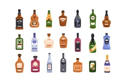 Food, groceries icons, big set