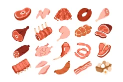 Food, groceries icons, big set