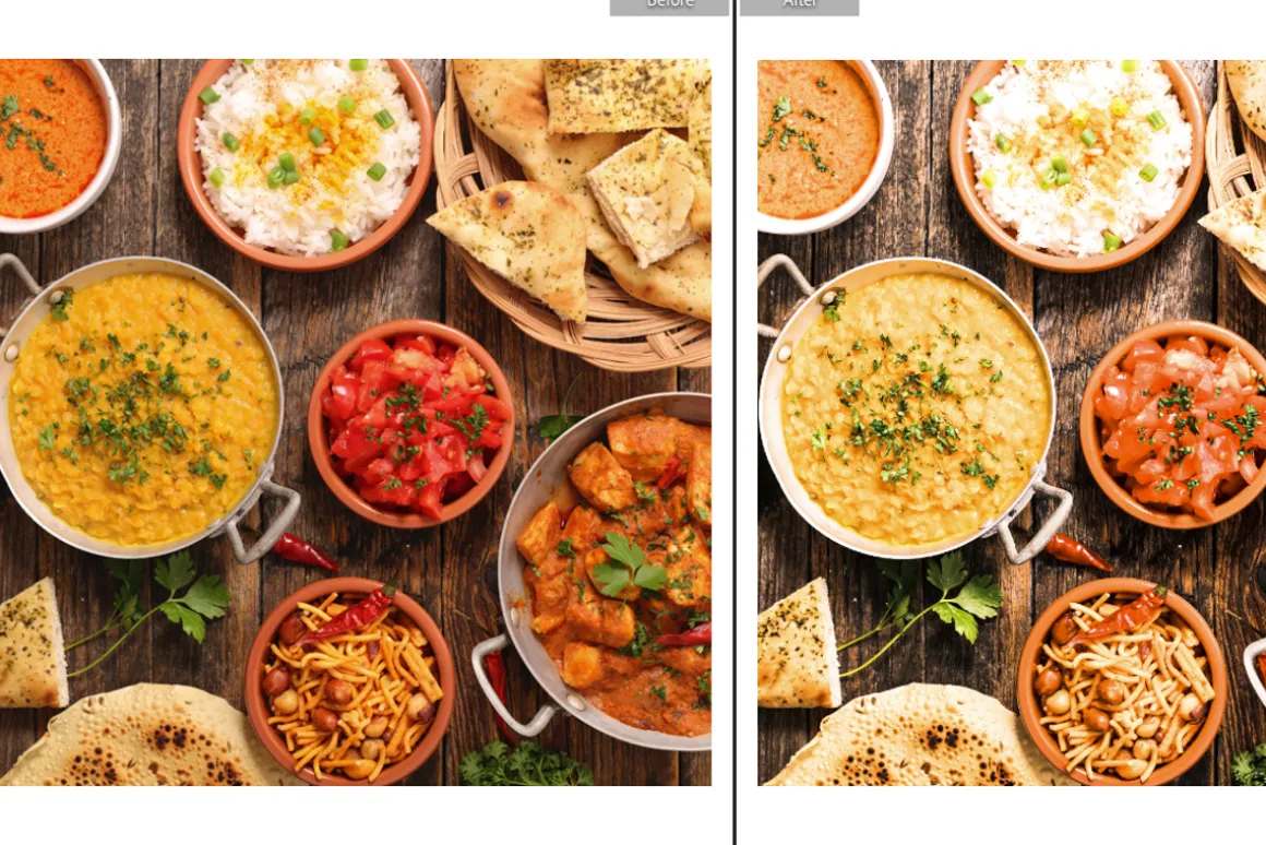 FOOD MOBILE LIGHTROOM PRESET