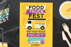 Food Truck Menu Poster