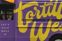 Food Truck Vinyl Wrap Mockup