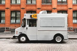 Food Truck Vinyl Wrap Mockup