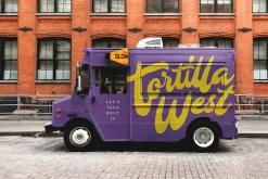 Food Truck Vinyl Wrap Mockup