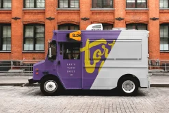 Food Truck Vinyl Wrap Mockup