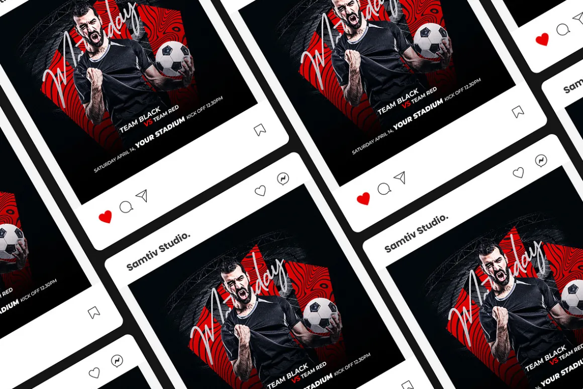 Football Flyer & Social Media Post