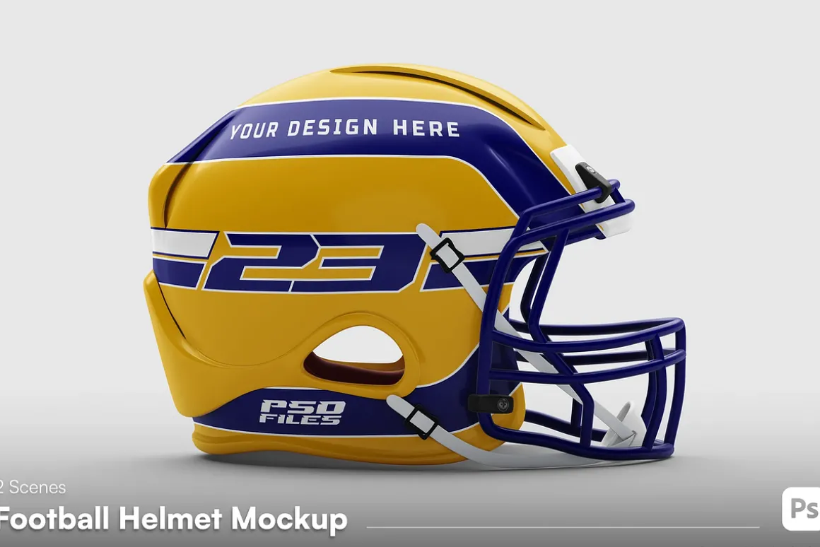 Football Helmet Mockup Set