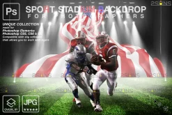 Football Backdrop Sports Digital