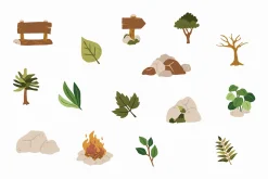 Forest Elements Illustration