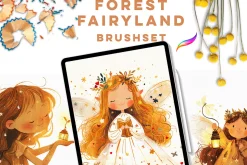 FOREST FAIRYLAND Procreate Brushes