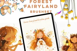 FOREST FAIRYLAND Procreate Brushes