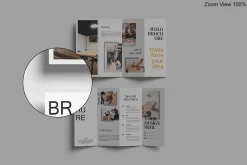 Four-Fold (4 fold) Brochure Mockups