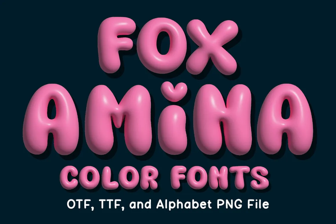 Fox Amina Color Font