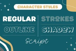 Fox Joliette and Fox Nibbly Font