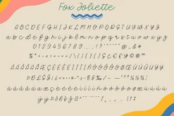 Fox Joliette and Fox Nibbly Font