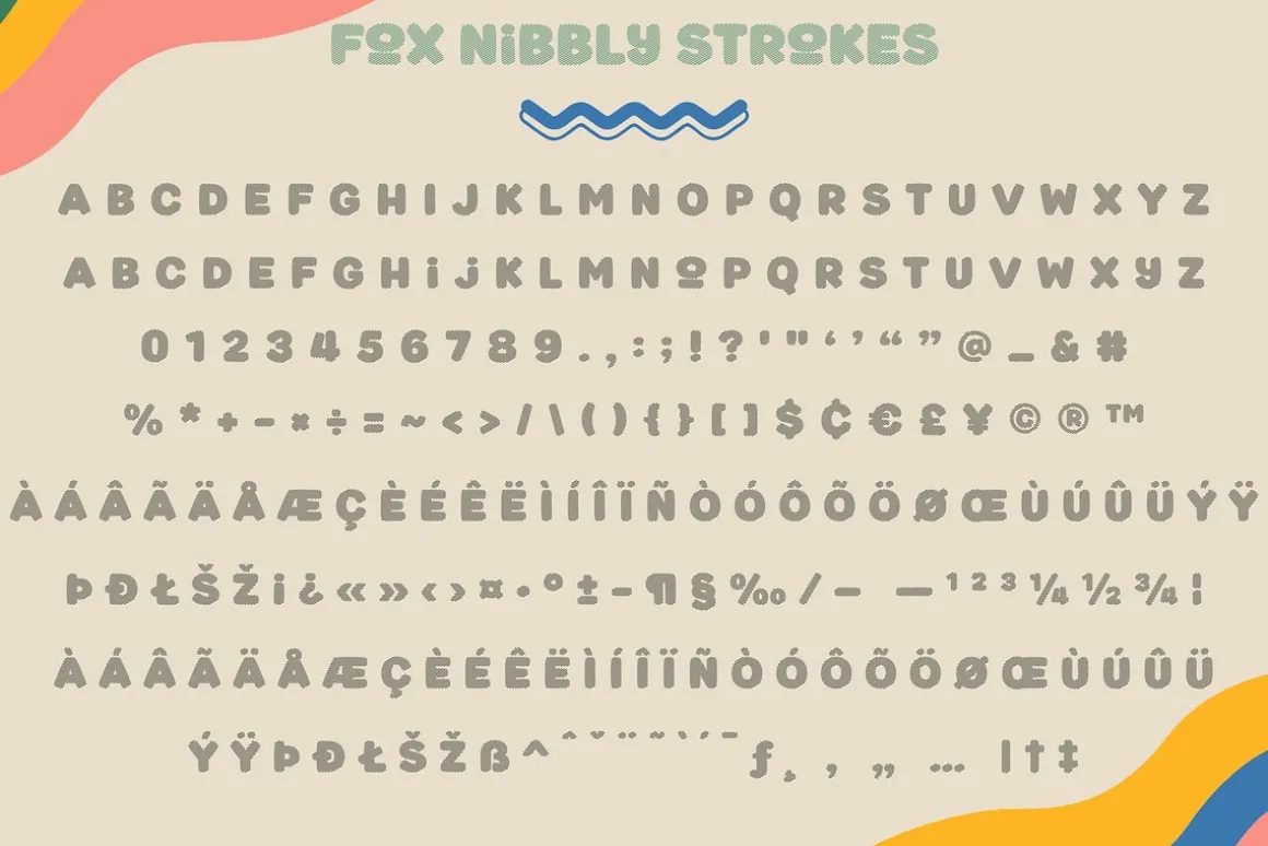 Fox Joliette and Fox Nibbly Font