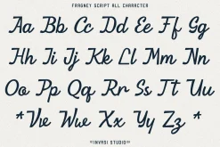 Fragney - Athletic Script