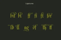 Fraktur Blackletter Gothic Font