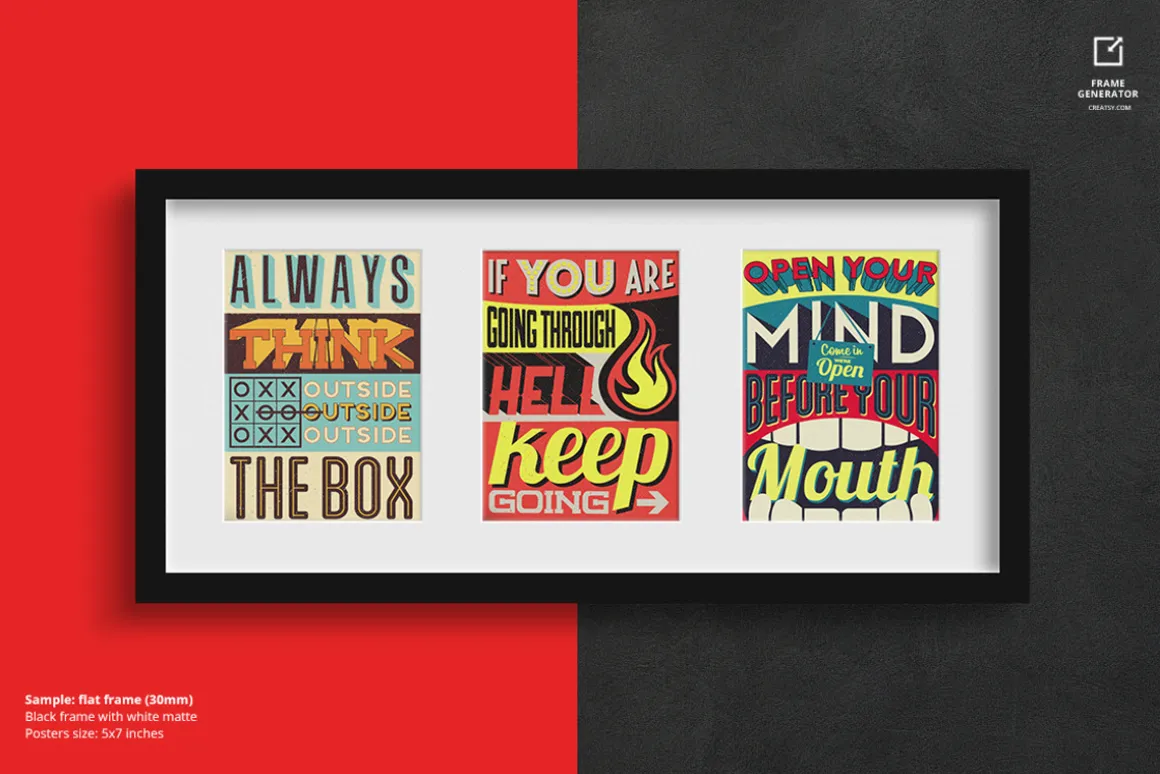 Frame Generator Mockup Set