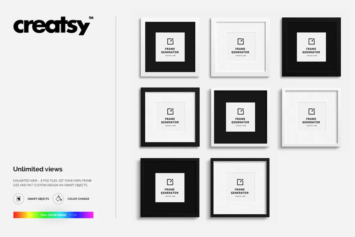 Frame Generator Mockup Set