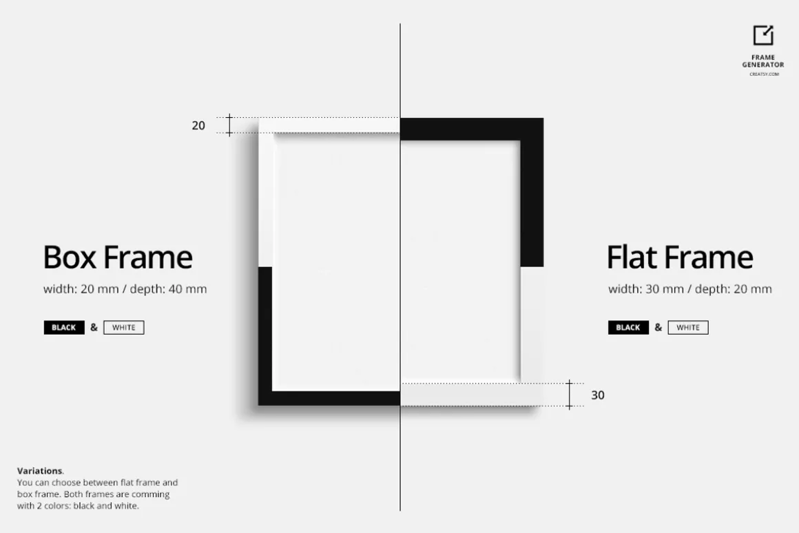 Frame Generator Mockup Set