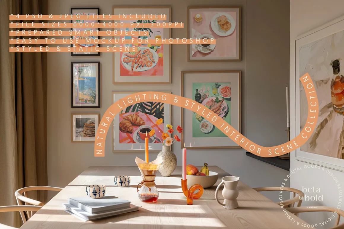 Frame Mockup Gallery Wall Collection