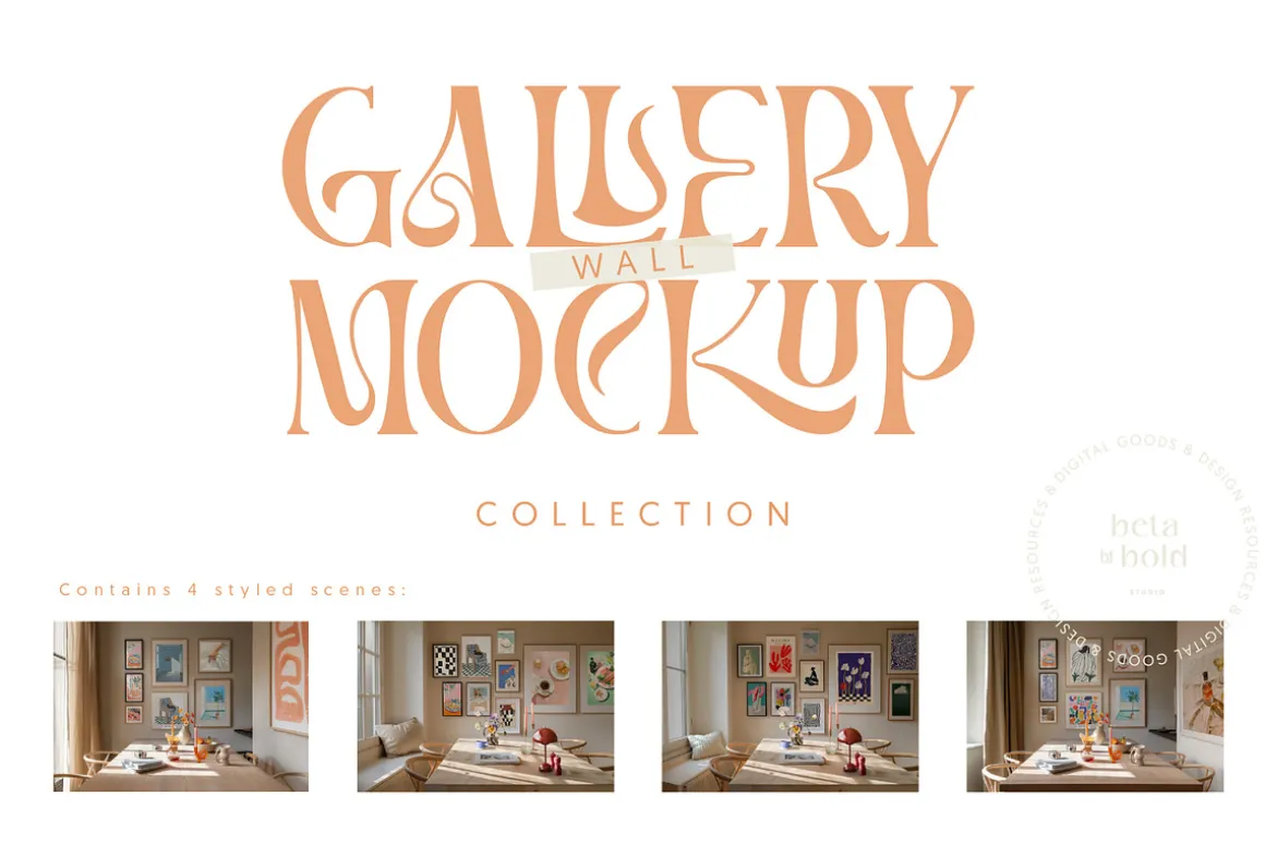 Frame Mockup Gallery Wall Collection