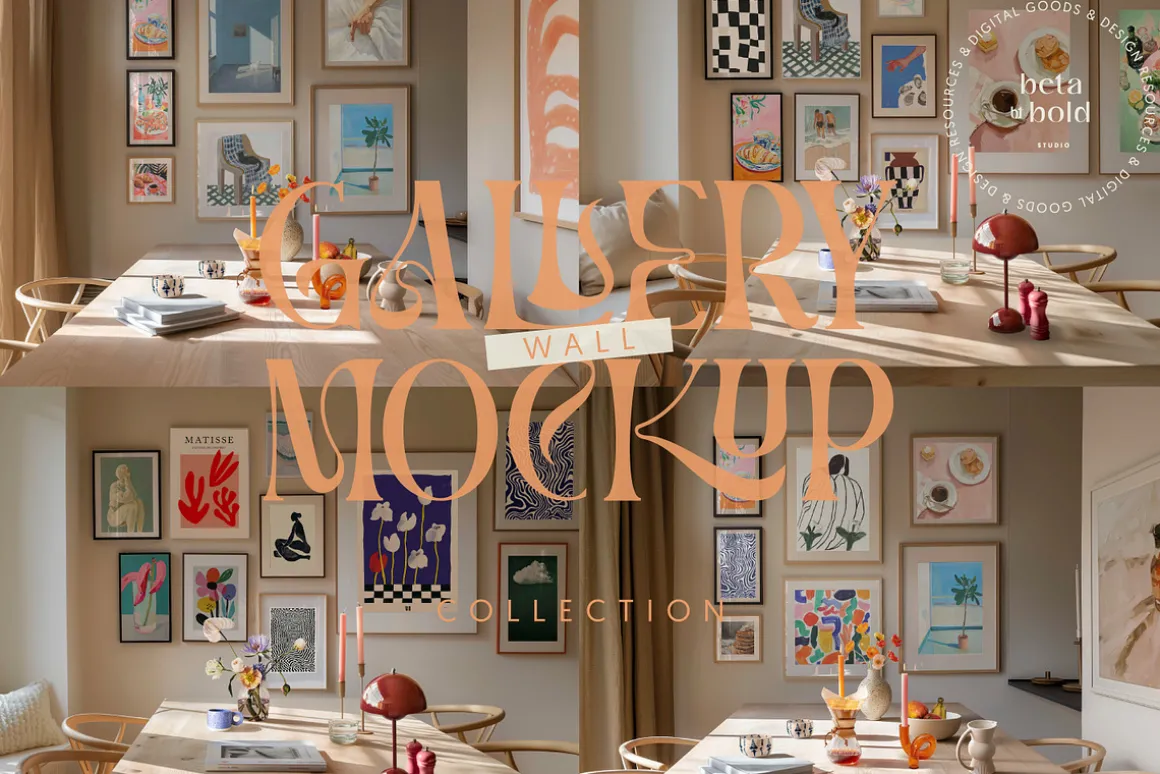 Frame Mockup Gallery Wall Collection