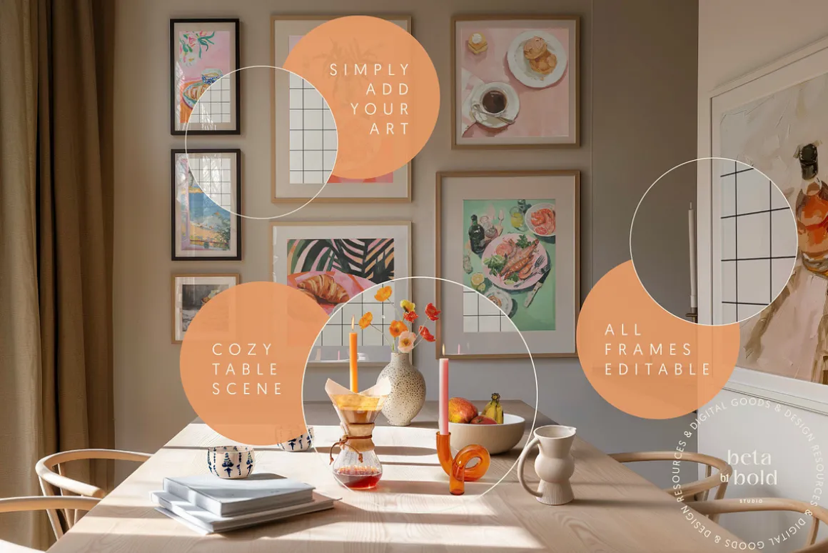 Frame Mockup Gallery Wall Collection
