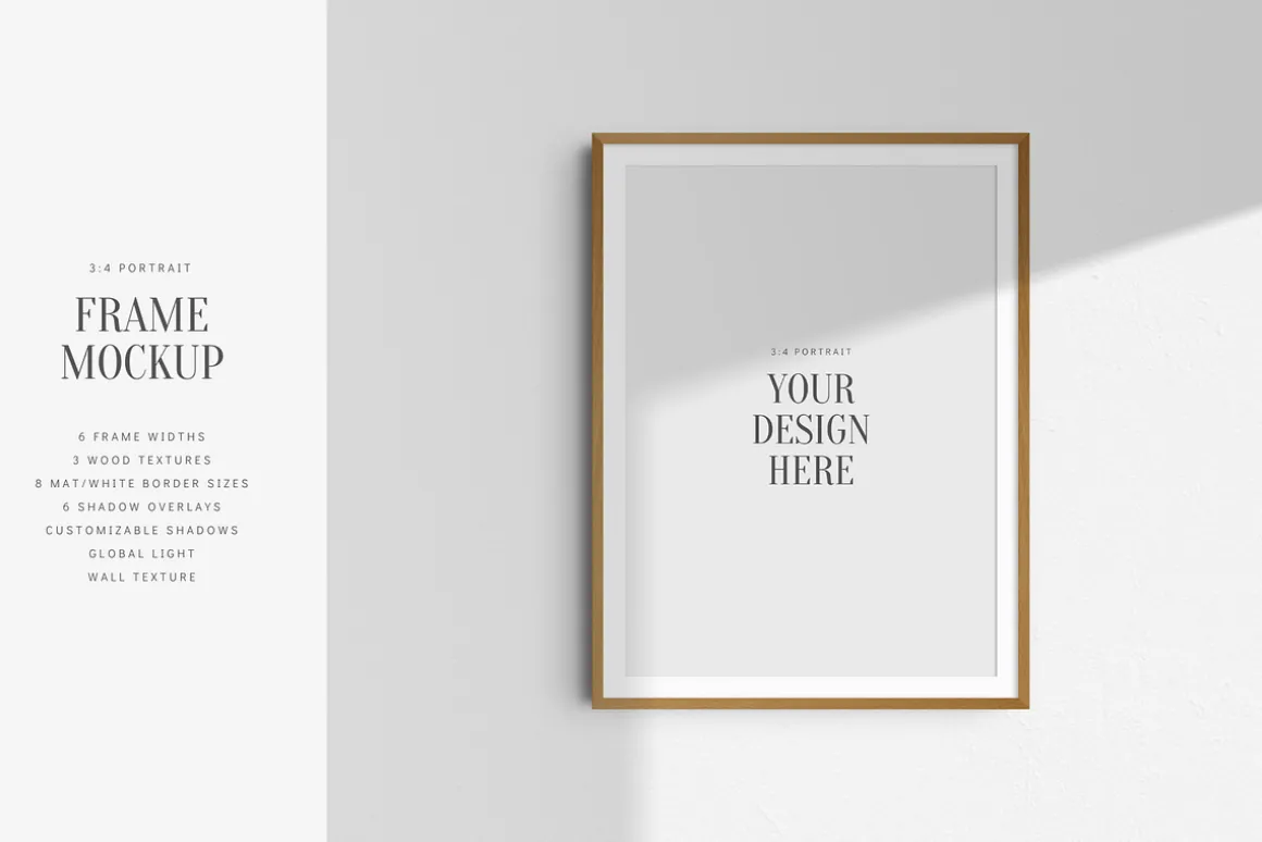 Frame Mockup 3:4 Portrait